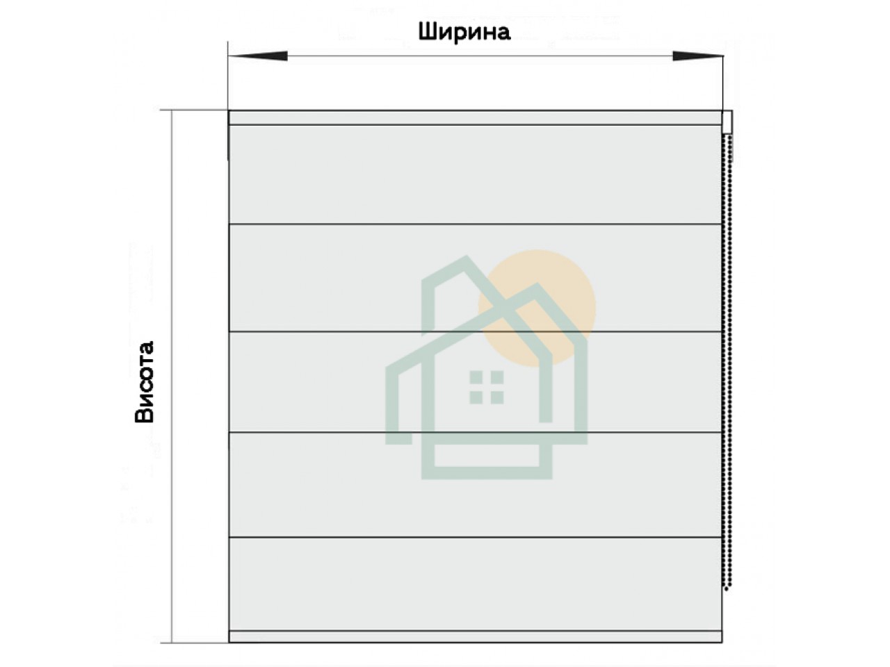 Частина 1: Як правильно заміряти вікно для римських штор?